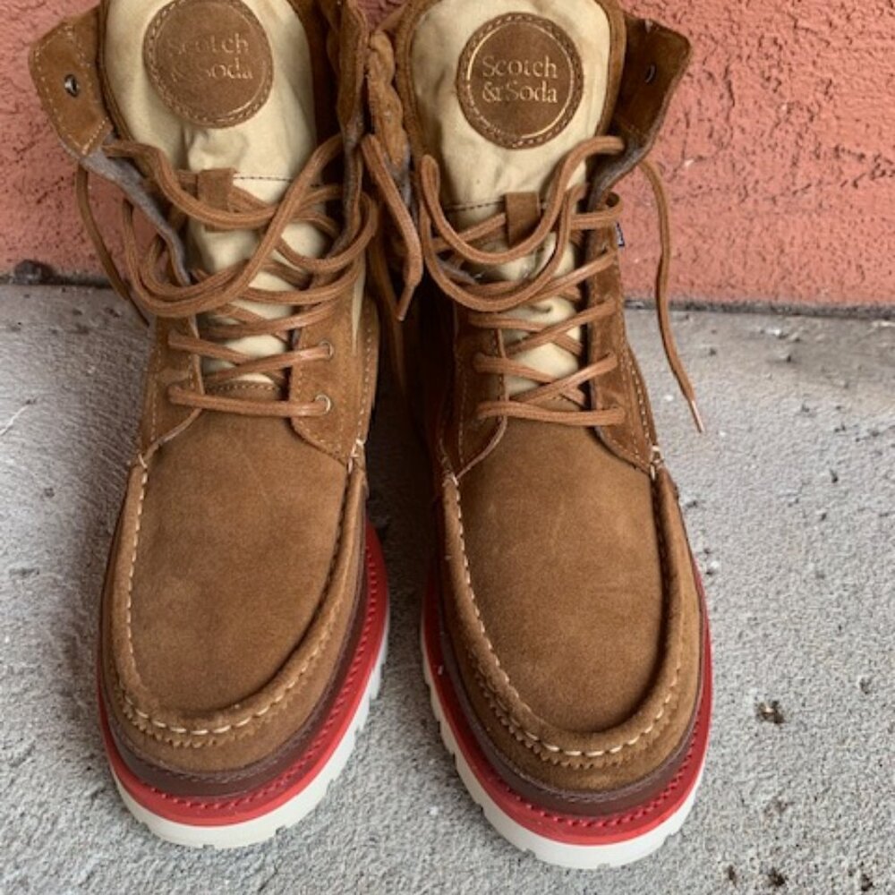 MEN's Scotch & Soda Mesh and Suede Boot - Size 12